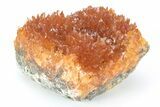 Intense Orange Calcite Crystal Cluster - Poland #214156-1